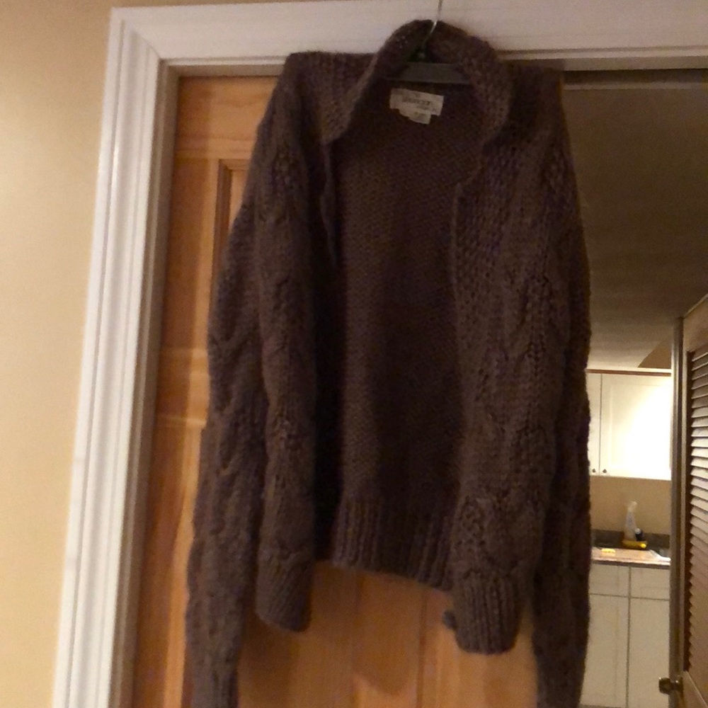 Big cable knit sweater